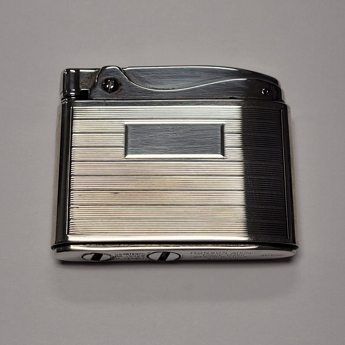 1940s Ronson Adonis Sterling Silver Lighter & Case Set