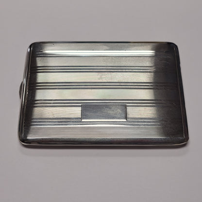 1940s Ronson Adonis Sterling Silver Lighter & Case Set