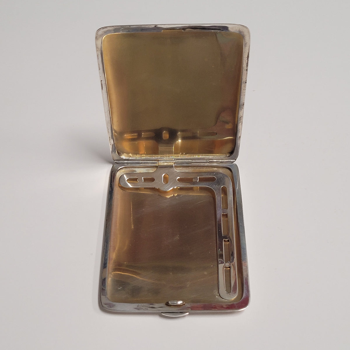 1940s Ronson Adonis Sterling Silver Lighter & Case Set