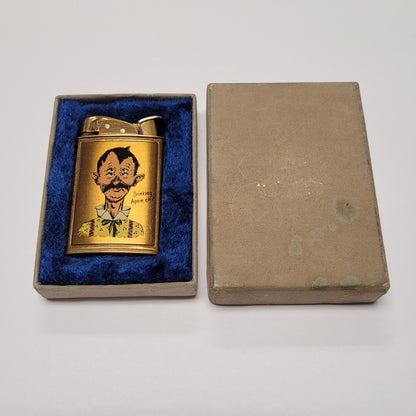 1950s Evans Supreme Drinking Again Eh? Pocket Lighter