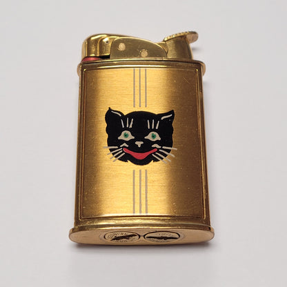 1950s Evans Supreme Black Cat Pocket Lighter