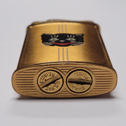 1950s Evans Supreme Black Cat Pocket Lighter