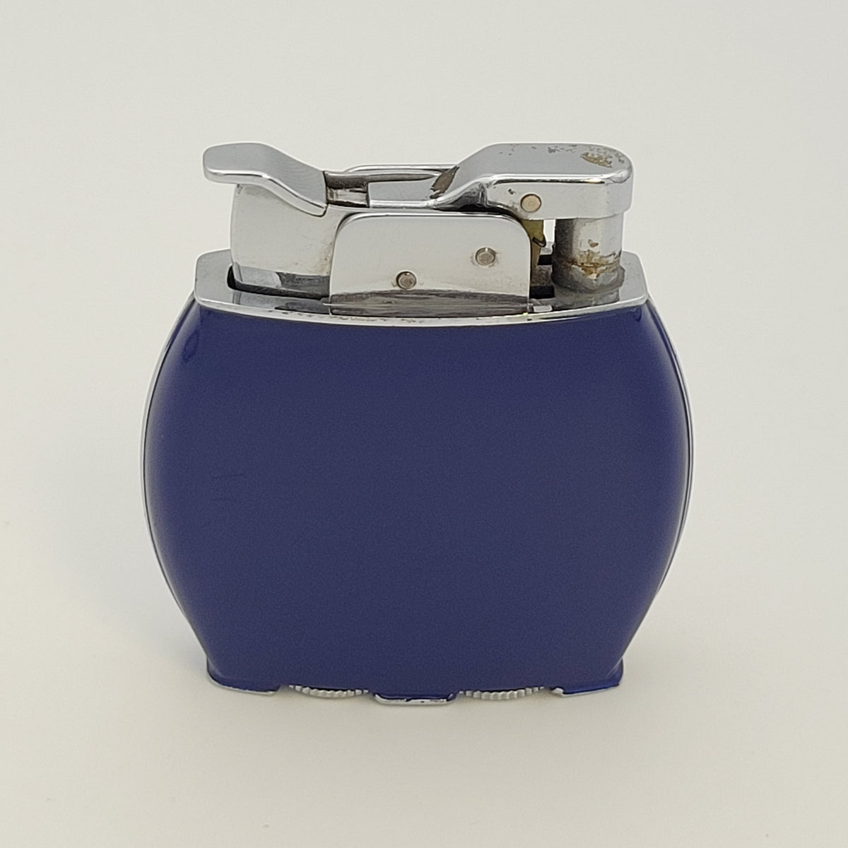 1950s Evans Trig-A-Lite Blue Enamel Pocket Lighter