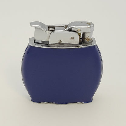 1950s Evans Trig-A-Lite Blue Enamel Pocket Lighter