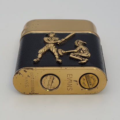 1950s Evans Breeze-King Baseball Pocket Lighter