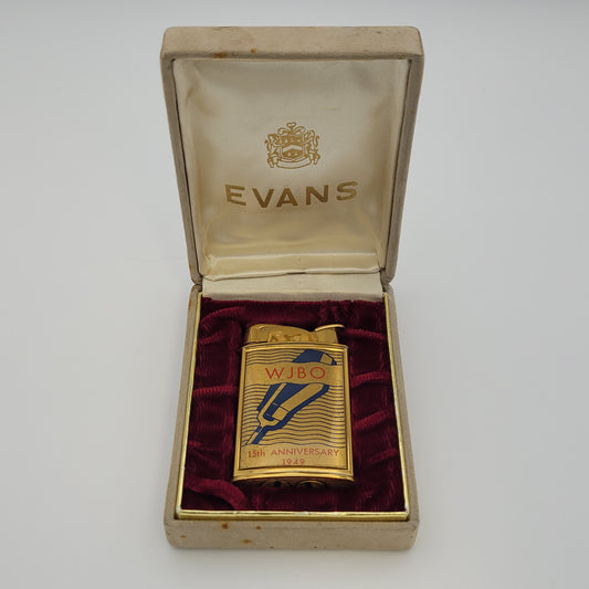 1950s Evans Supreme WJBO Radio Station Pocket Lighter