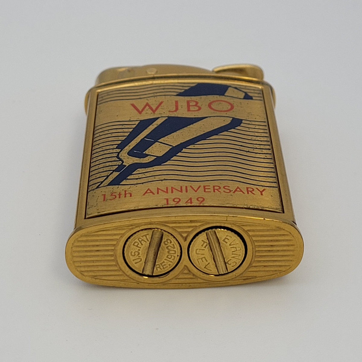 1950s Evans Supreme WJBO Radio Station Pocket Lighter