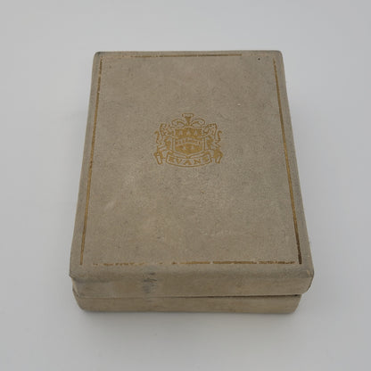 1950s Evans Supreme Starburst Jeweled Crown Pocket Lighter