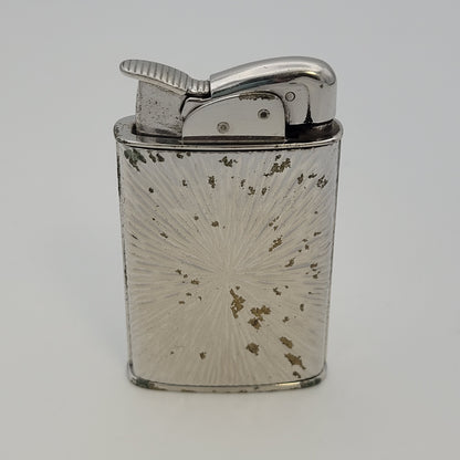 1950s Evans Supreme Starburst Jeweled Crown Pocket Lighter