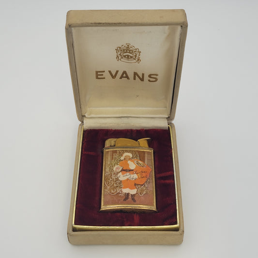 1950s Evans Supreme Bing Crosby A White Christmas Pocket Lighter