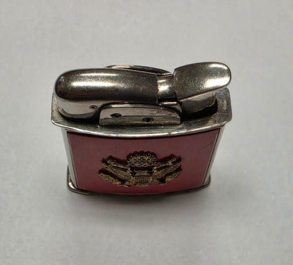 1950s Evans Banner U.S. Army Emblem Pocket Lighter
