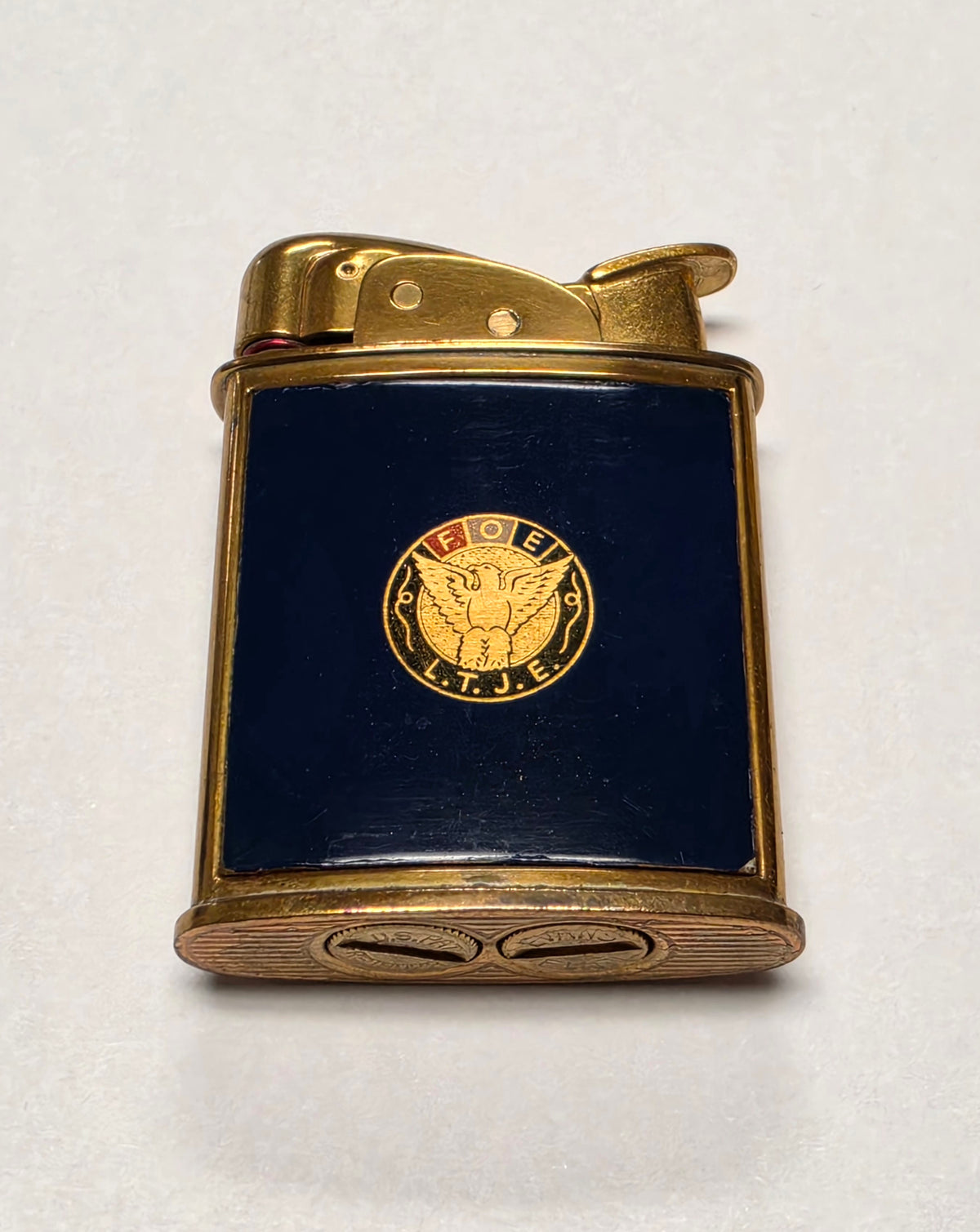 1950s Evans Banner Fraternal Order of Eagles Pocket Lighter