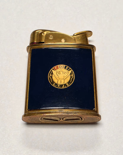 1950s Evans Banner Fraternal Order of Eagles Pocket Lighter