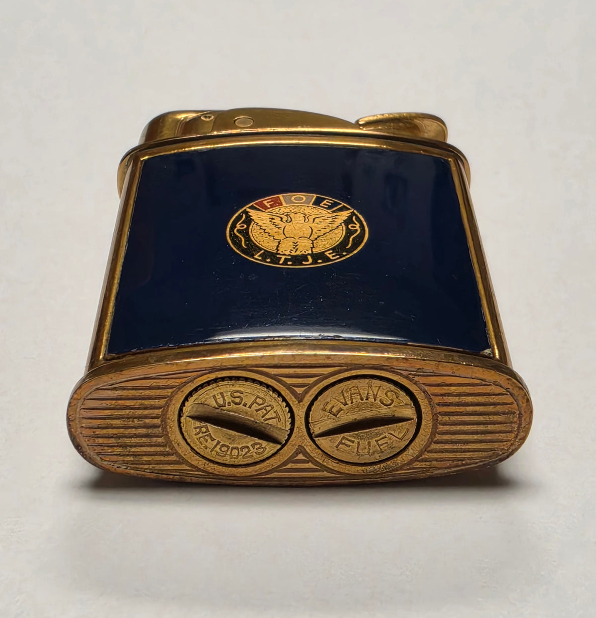 1950s Evans Banner Fraternal Order of Eagles Pocket Lighter