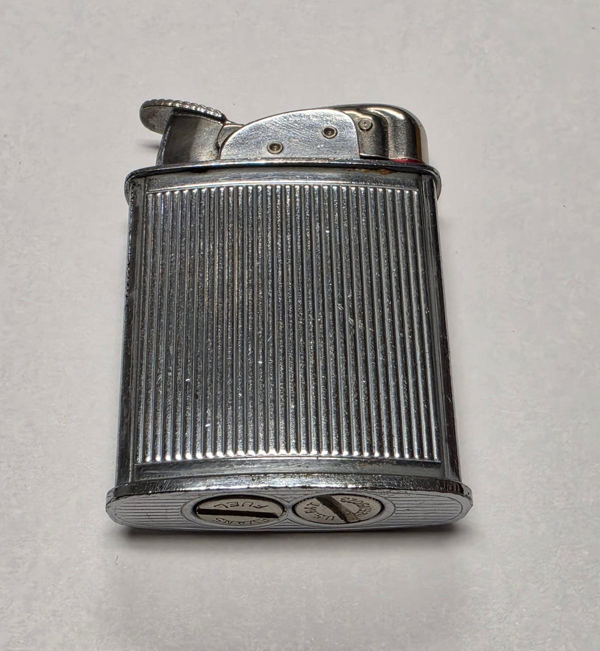 1950s Evans Banner U.S.S. Columbus Military Pocket Lighter
