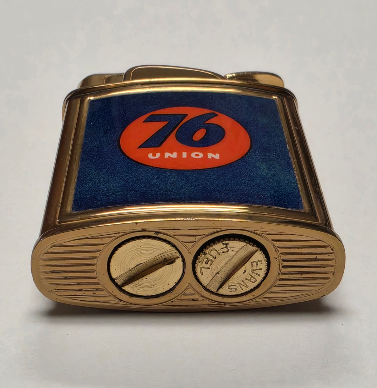 1950s Evans Banner 76 Union Oil Pocket Lighter