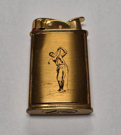 1950s Evans Supreme Golfer Pocket Lighter