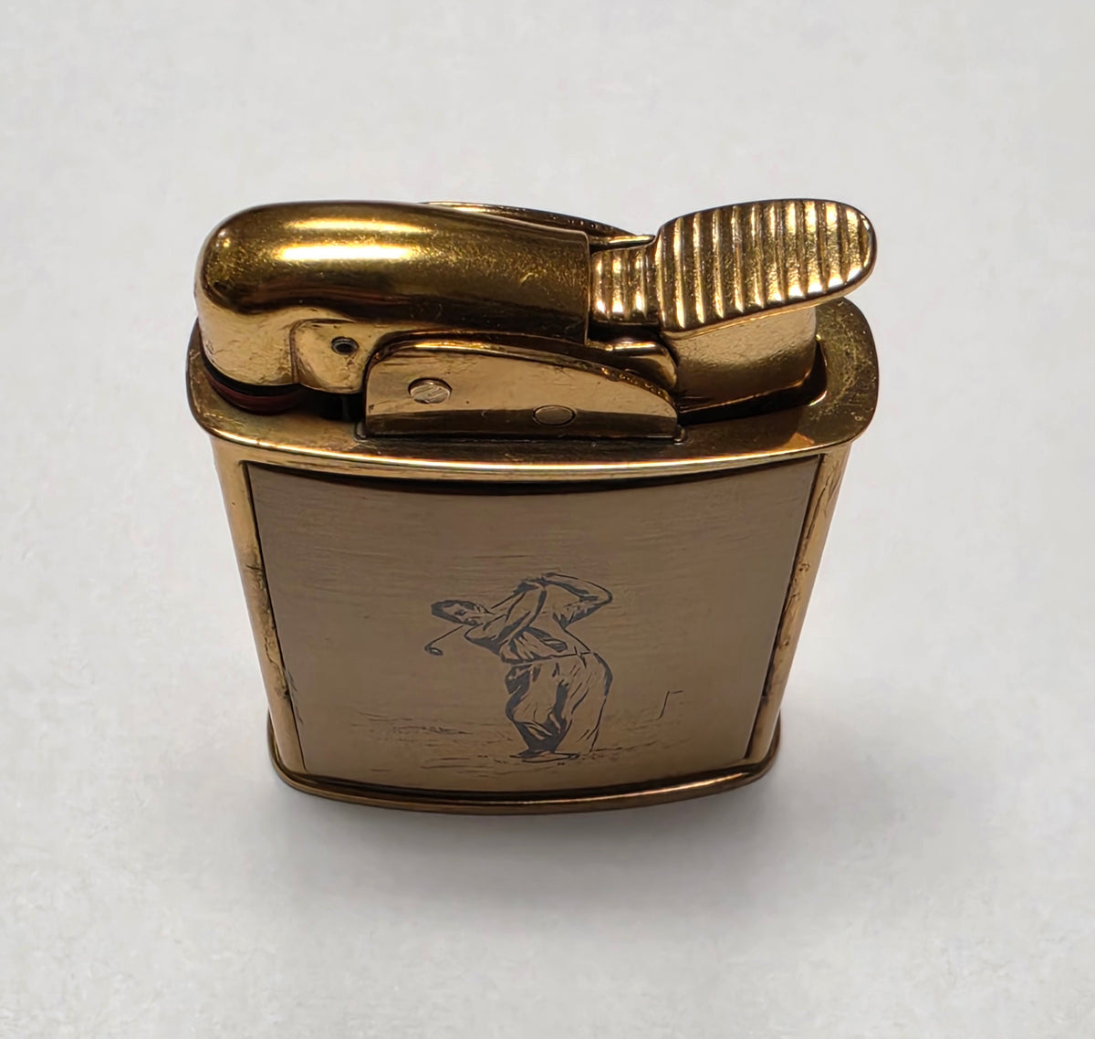 1950s Evans Supreme Golfer Pocket Lighter