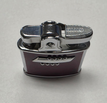 1930s Ronson Princess Maroon Enamel Lighter