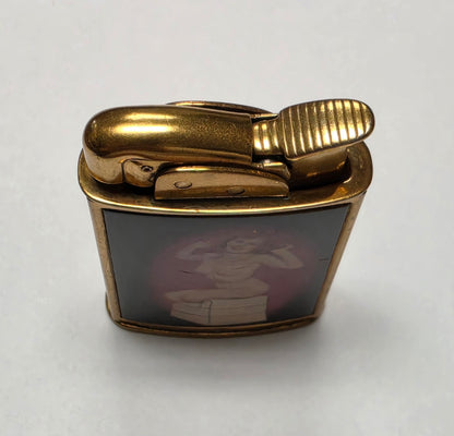 1950s Evans Supreme Nude Woman Pocket Lighter