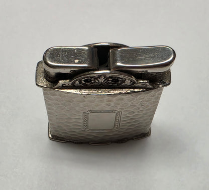 1940s Evans Automatic Hammered Pocket Lighter