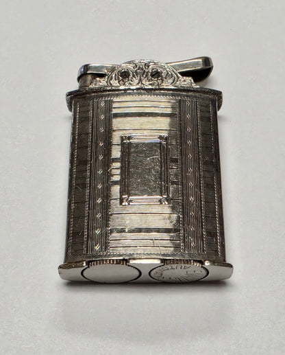 1940s Evans Automatic Art Deco Pocket Lighter