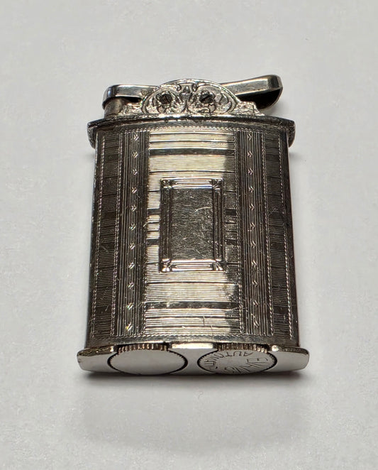 1940s Evans Automatic Art Deco Pocket Lighter