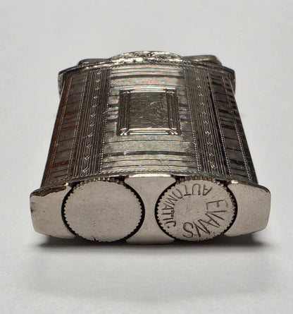 1940s Evans Automatic Art Deco Pocket Lighter