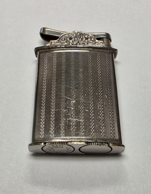 1940s Evans Automatic Art Deco Pocket Lighter
