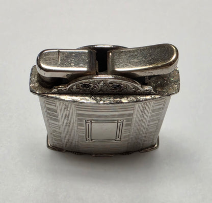 1940s Evans Automatic Art Deco Pocket Lighter