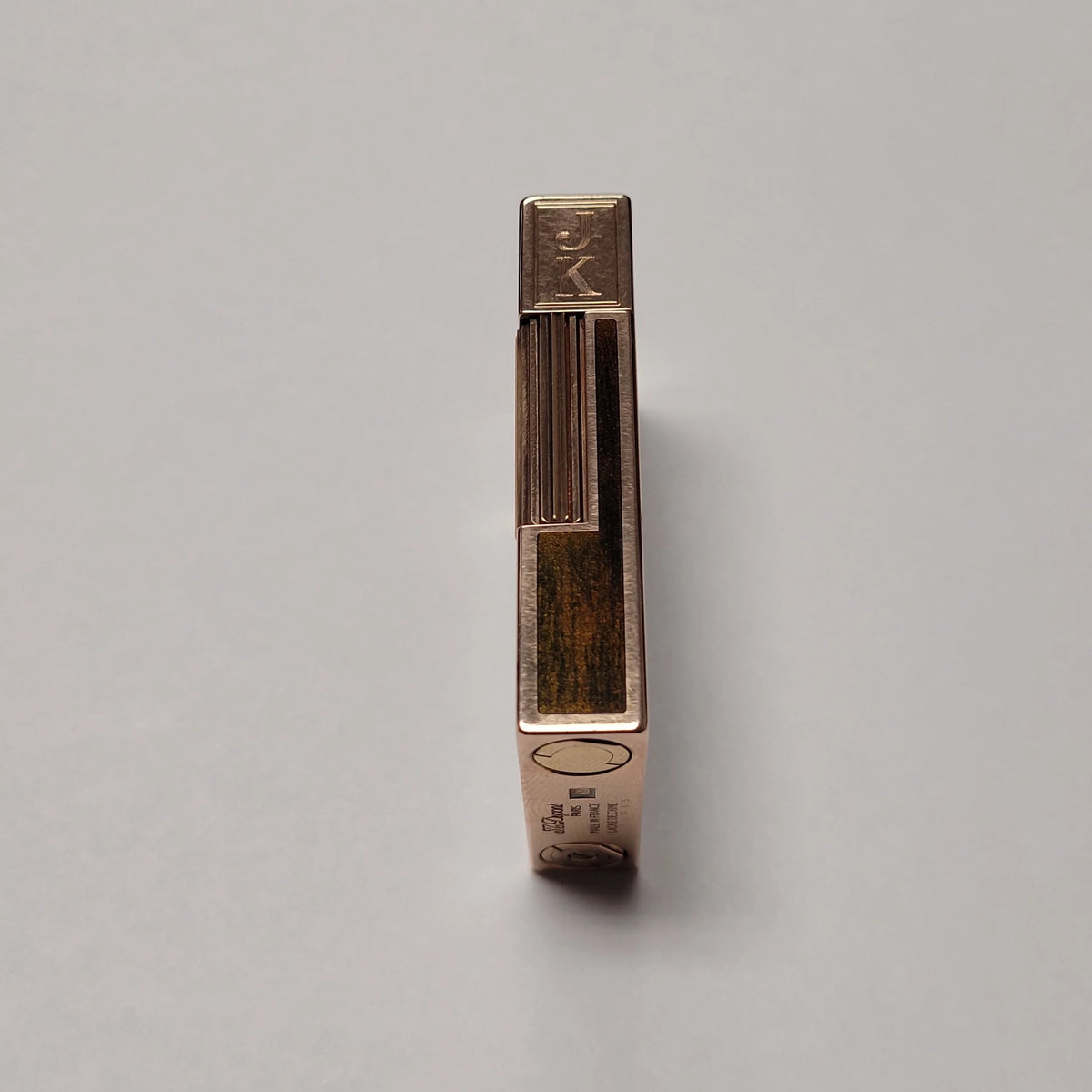 S.T. Dupont Ligne 2 Wood Grain Gold Plated