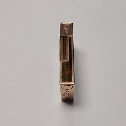 S.T. Dupont Ligne 2 Wood Grain Gold Plated