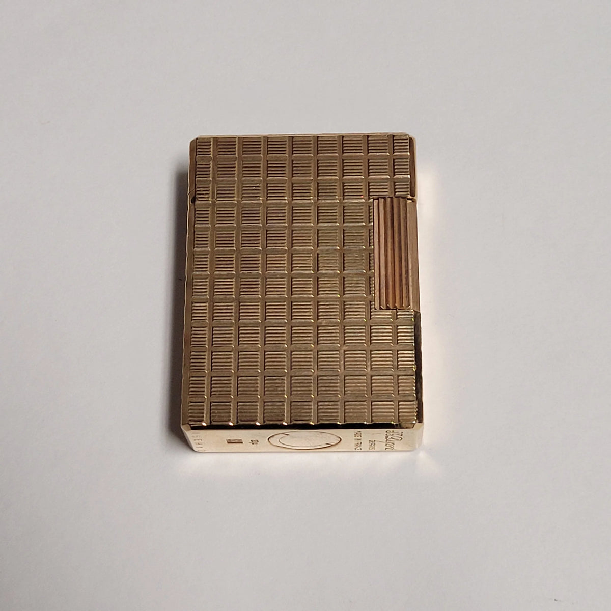 S.T. Dupont Ligne 1 Gold Plated Squares Design