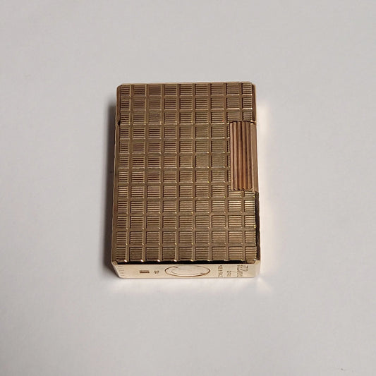 S.T. Dupont Ligne 1 Gold Plated Squares Design