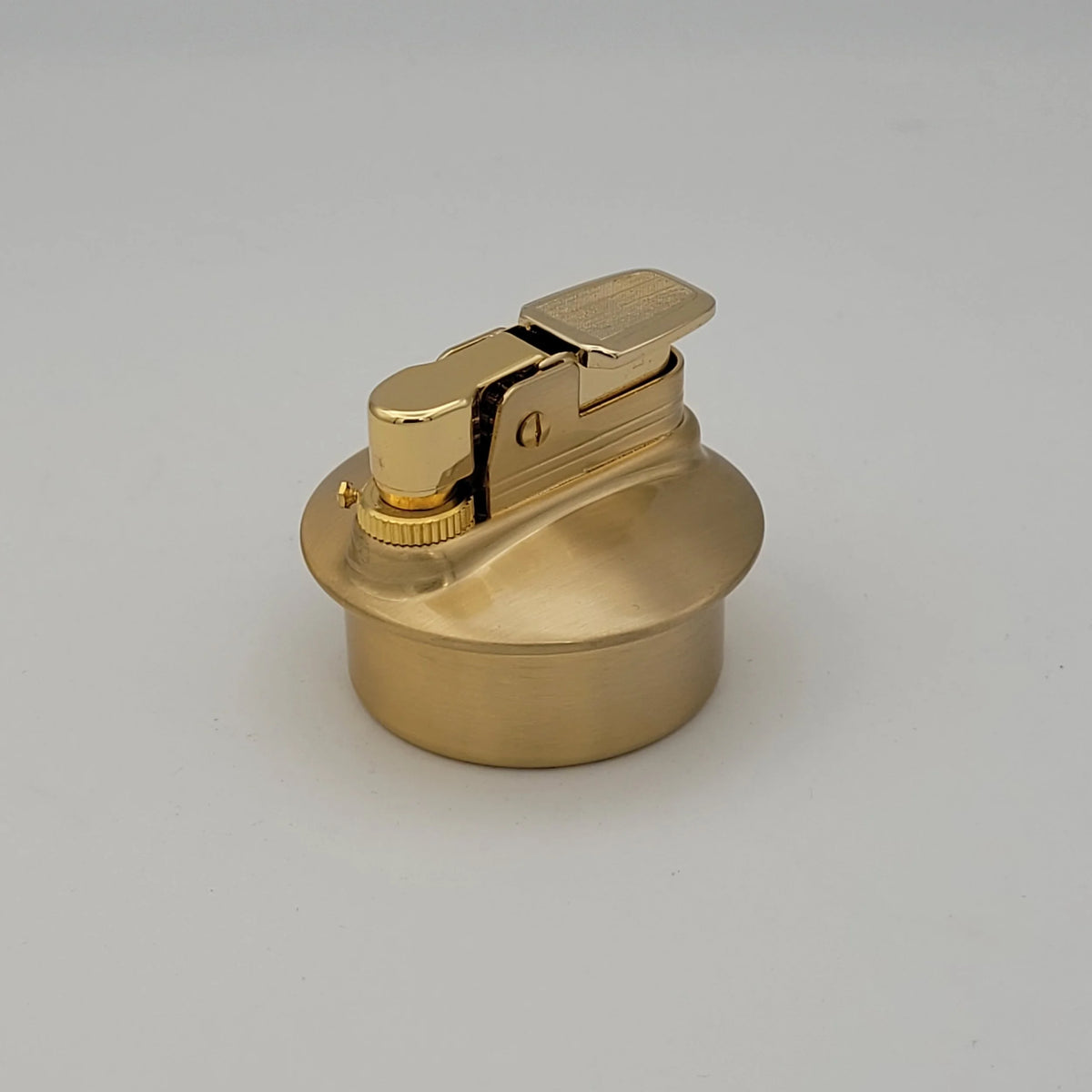 Evans Brushed Gold Tone Table Lighter Insert