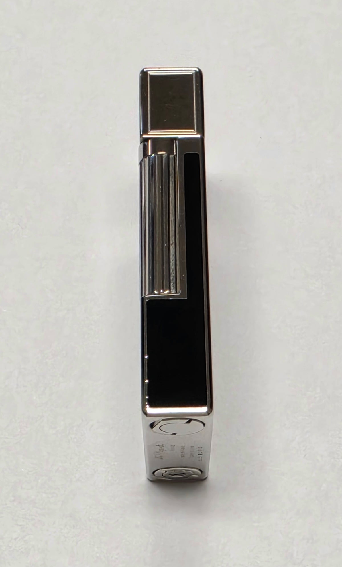 S.T. Dupont Ligne 2 Palladium Plated & Black Lacquer Lighter