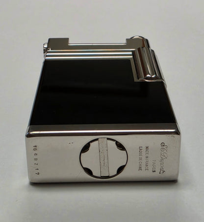 S.T. Dupont Urban Palladium & Black Lacquer Lighter