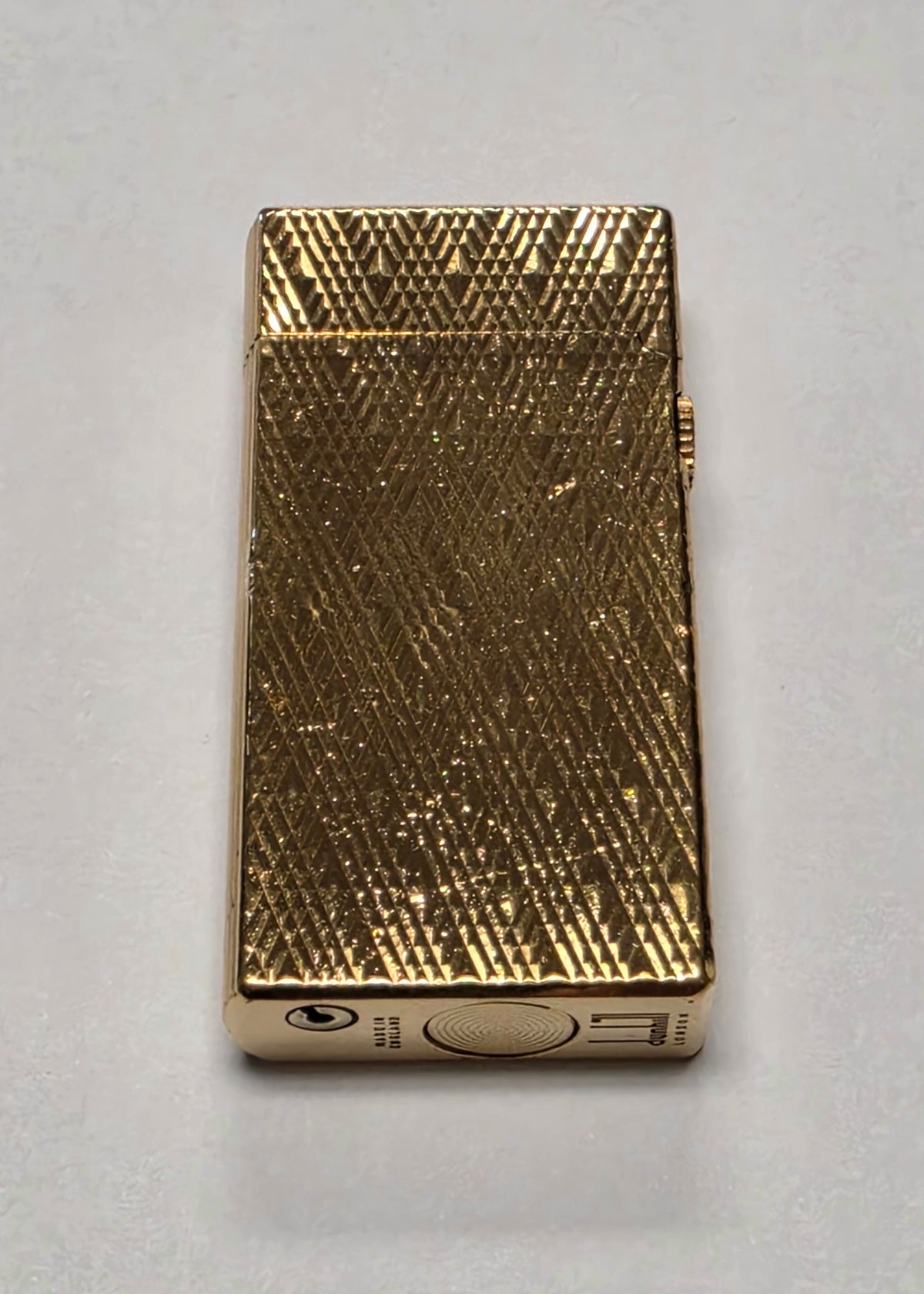 Alfred Dunhill 70 Gold Plated & Firehead Lighter