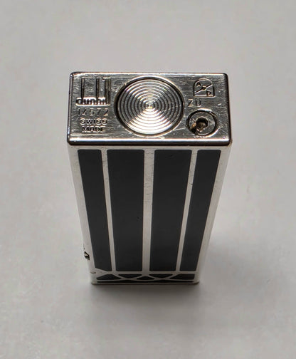 Alfred Dunhill Rollagas Art Deco Black Lacquer Lighter