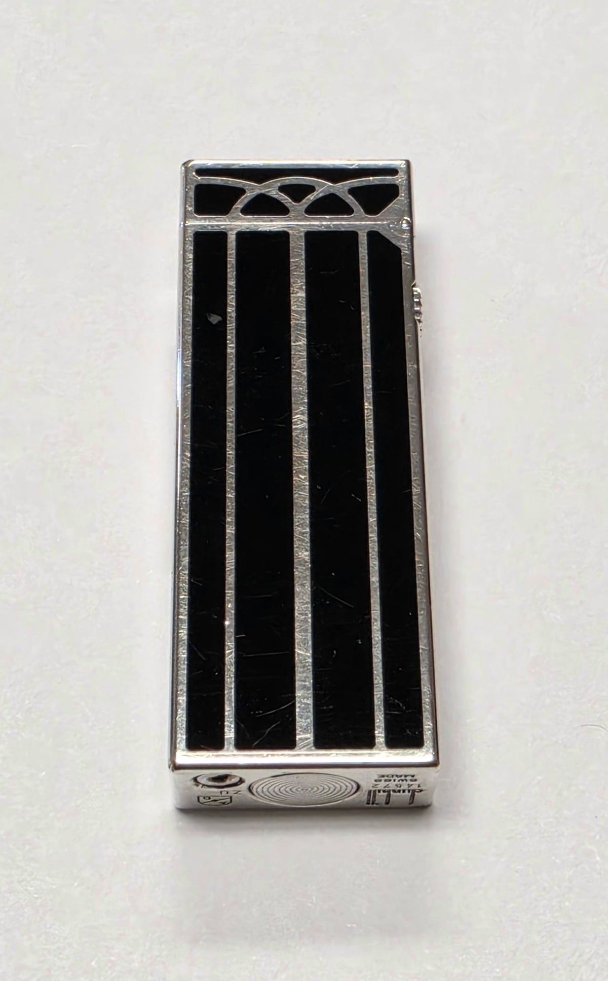 Alfred Dunhill Rollagas Art Deco Black Lacquer Lighter