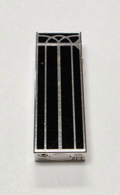 Alfred Dunhill Rollagas Art Deco Black Lacquer Lighter