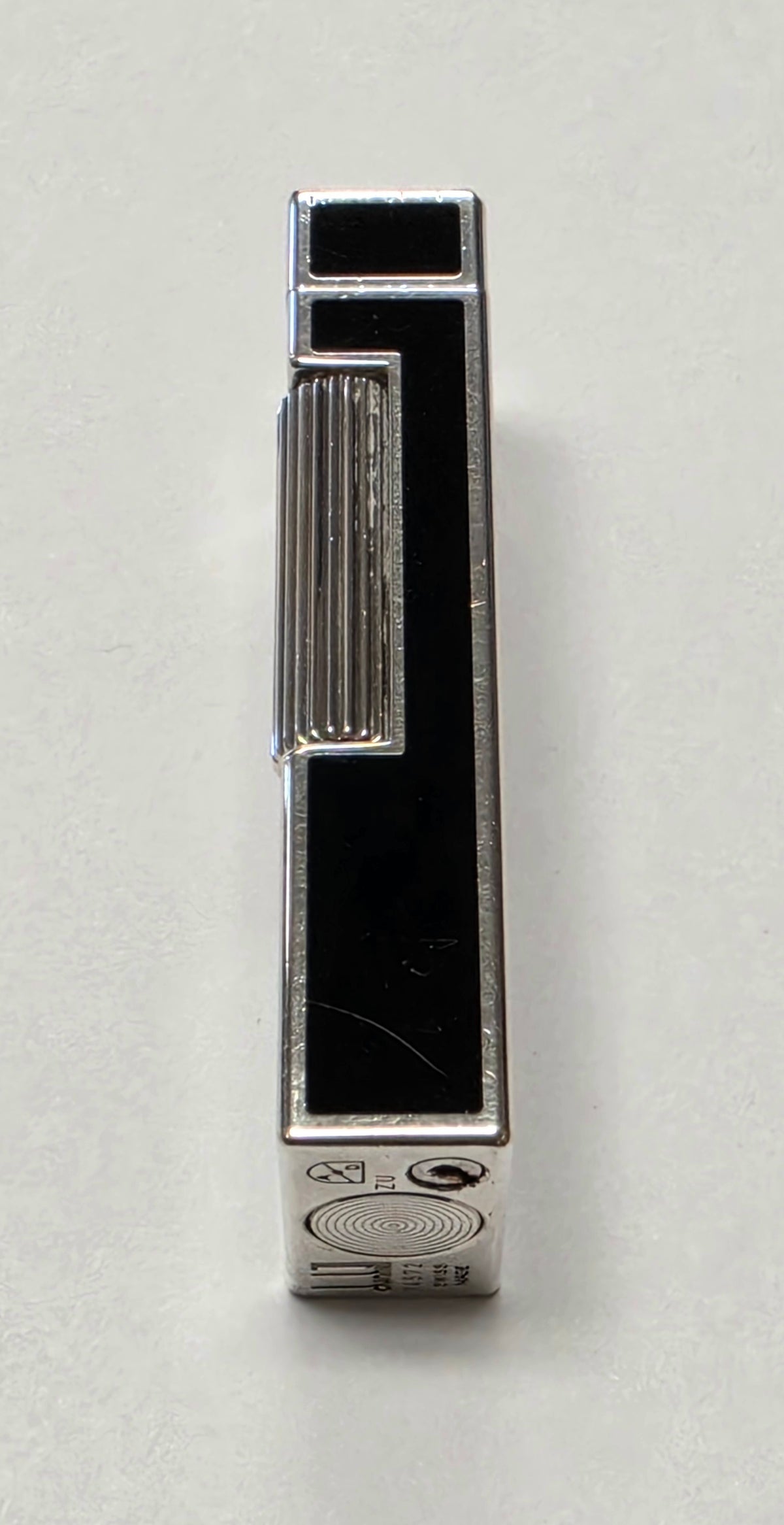 Alfred Dunhill Rollagas Art Deco Black Lacquer Lighter