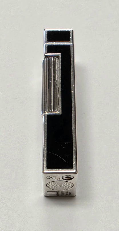 Alfred Dunhill Rollagas Art Deco Black Lacquer Lighter