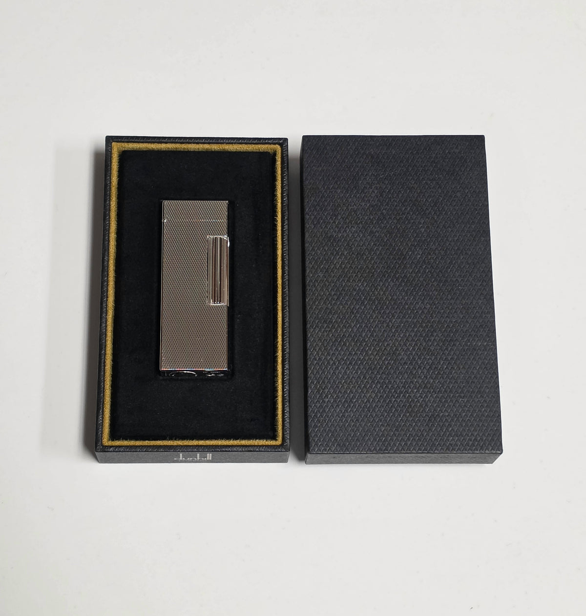 Alfred Dunhill Rollagas 2 Palladium & Barley Lighter