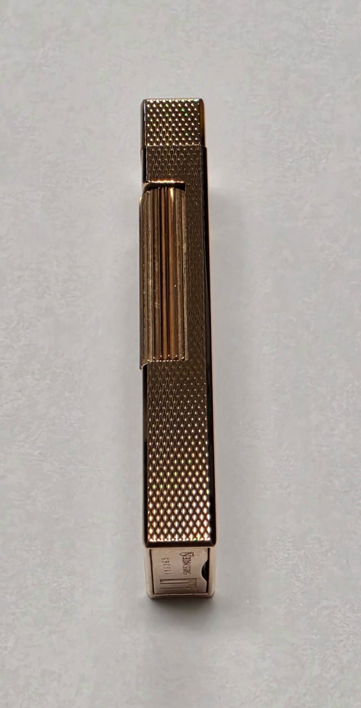 Alfred Dunhill Gemline Gold Plated Tortoise Lacquer Lighter