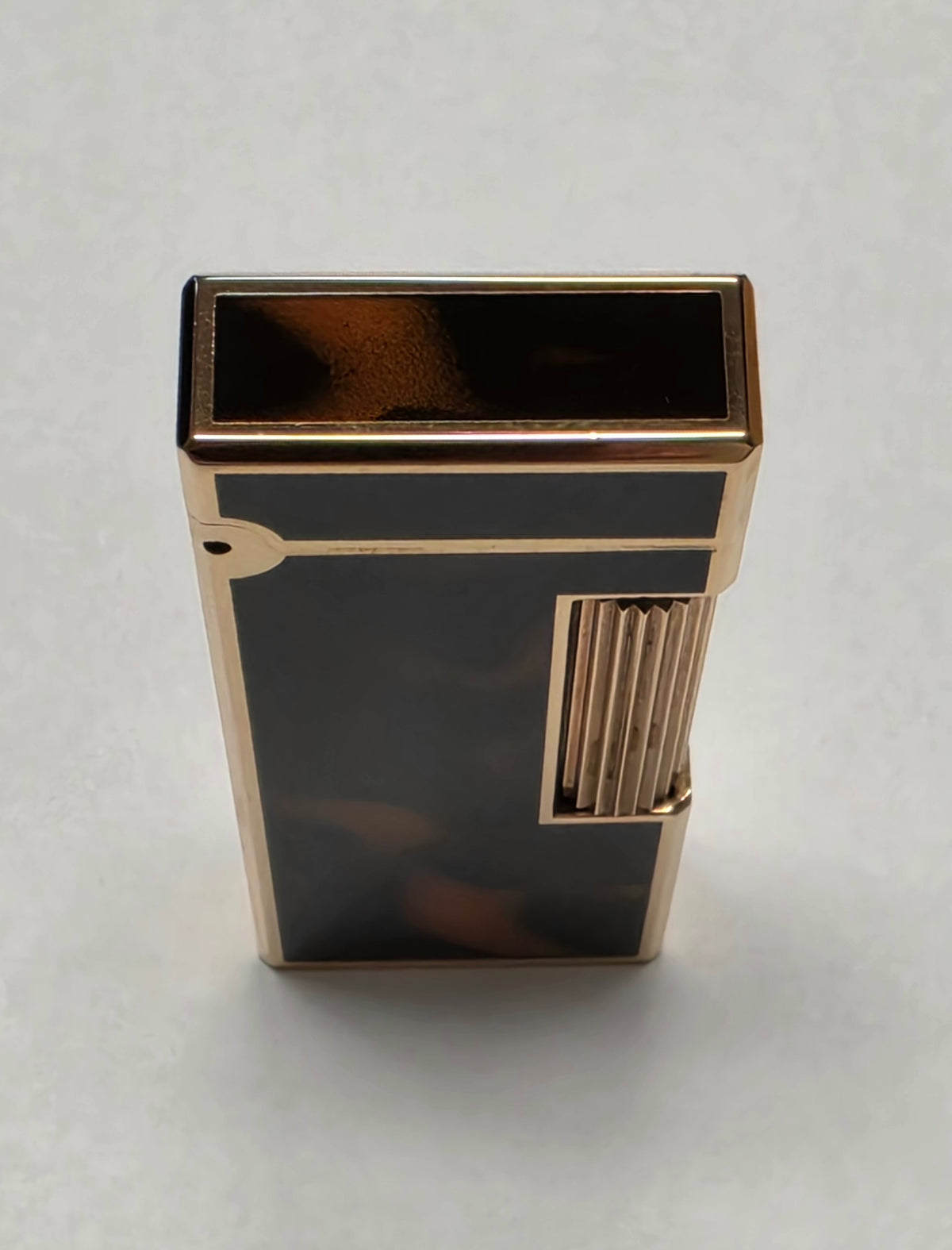 Alfred Dunhill Gemline Gold Plated Tortoise Lacquer Lighter