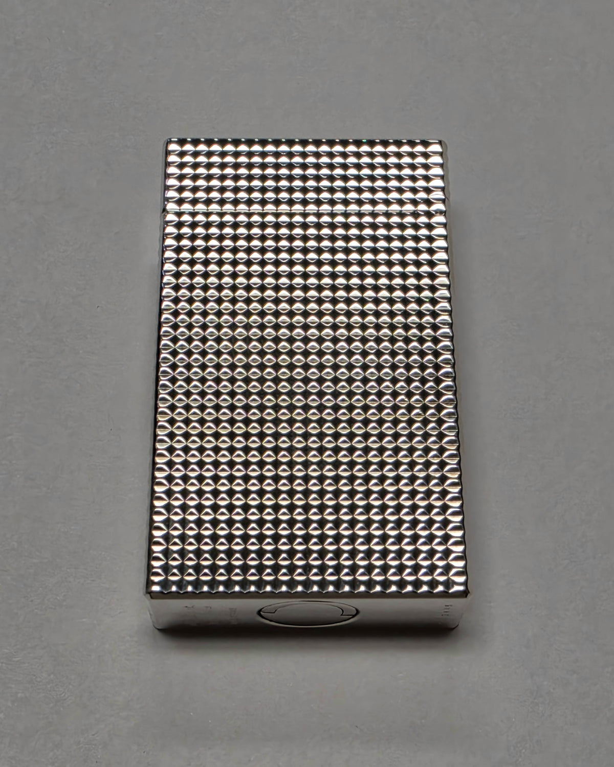 S.T. Dupont Ligne 1 Silver Plated & Hobnail Lighter
