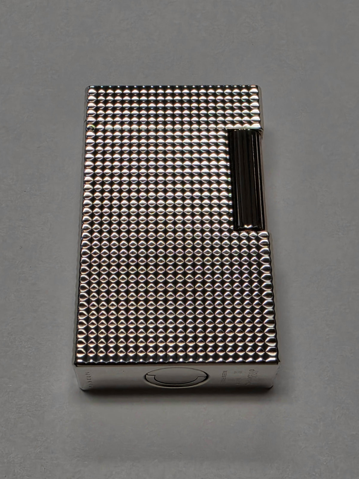 S.T. Dupont Ligne 1 Silver Plated & Hobnail Lighter