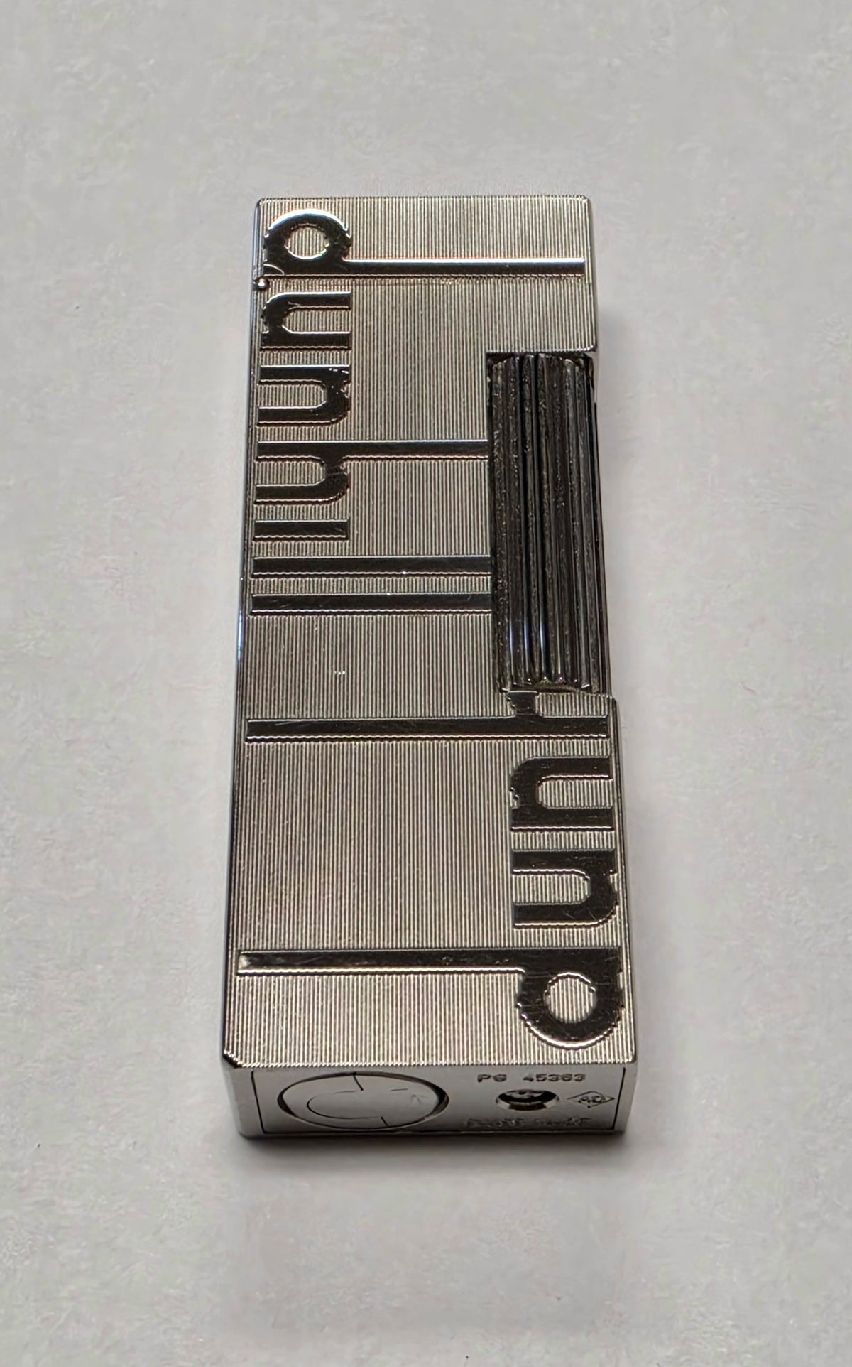 Alfred Dunhill Rollagas 2 Palladium Dunhill Logo Lighter