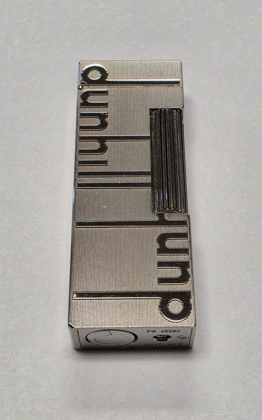 Alfred Dunhill Rollagas 2 Palladium Dunhill Logo Lighter